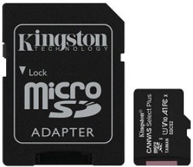 Card de Memorie pentru Telefon 128GB MicroSD UHS-I+SD adapter Kingston Canvas Select+ SDCS2/128GB pret Chisinau